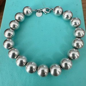 Tiffany & Co. Sterling Silver 10mm HardWear Ball Bracelet